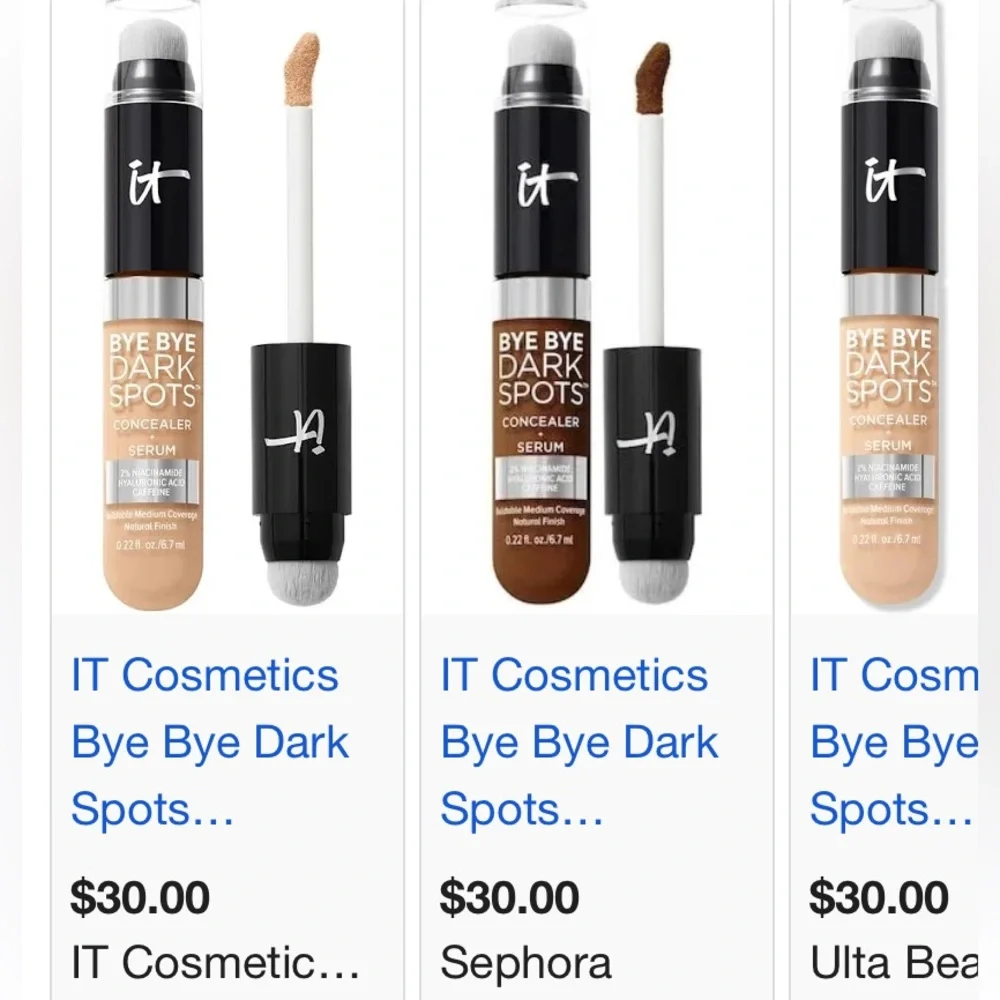 IT Cosmetics Bye Bye Dark Spots Concealer + Serum - Medium Brown